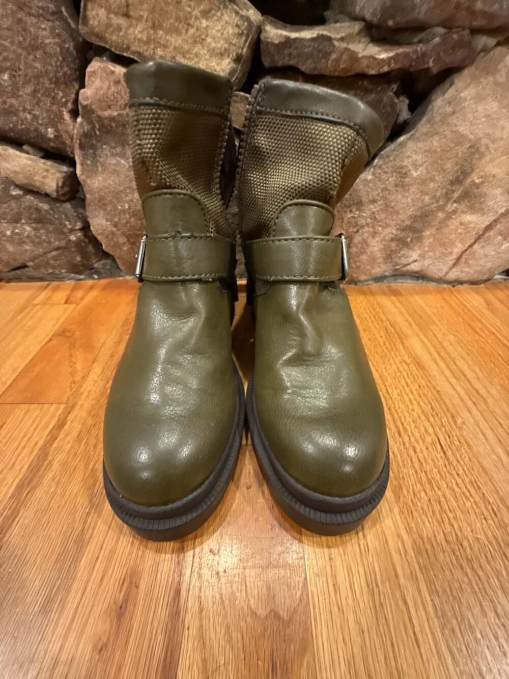 Circus by Sam Edelman Sinead Ankle Boots Moss Green